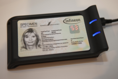 security card, Bundesdruckerei, Infineon Technologies, LED